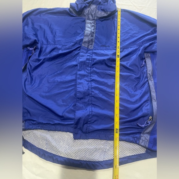 Patagonia Direct X Alpine Full Zip Hooded Windbreaker Hiking Jacket L Vintage - Picture 4 of 11